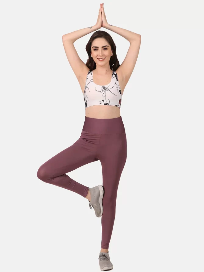 ACTIVEWEAR GREY HIGH WAIST TIGHT FOR WOMEN